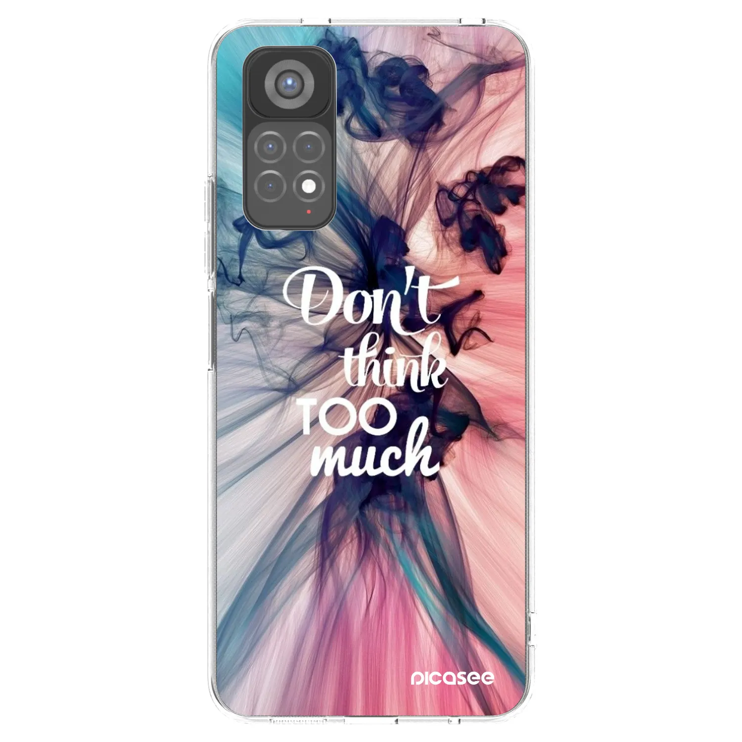 Picasee átlátszó szilikon tok az alábbi mobiltelefonokra Xiaomi Redmi Note 11S 5G - Don't think TOO much