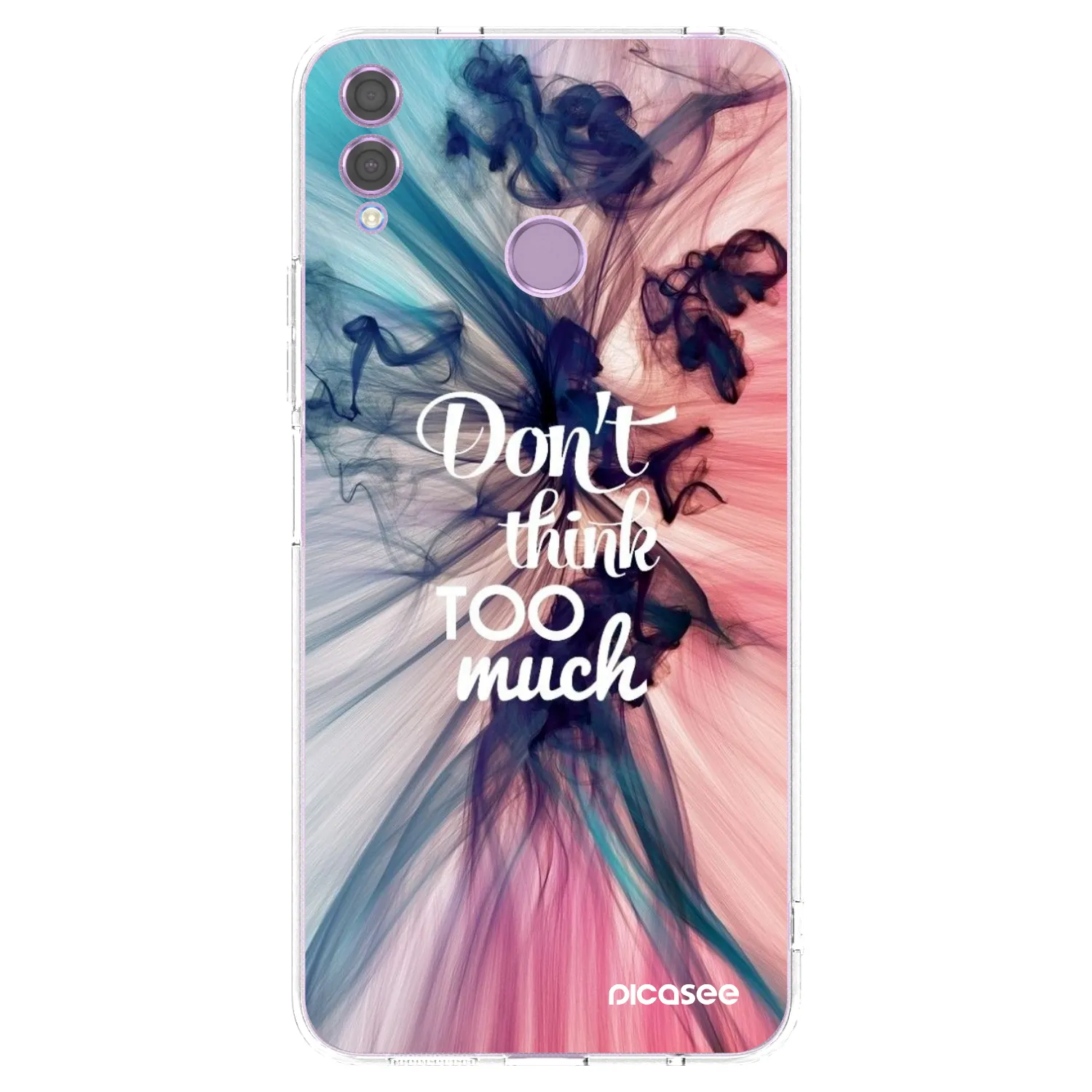 Picasee átlátszó szilikon tok az alábbi mobiltelefonokra Honor 8X - Don't think TOO much
