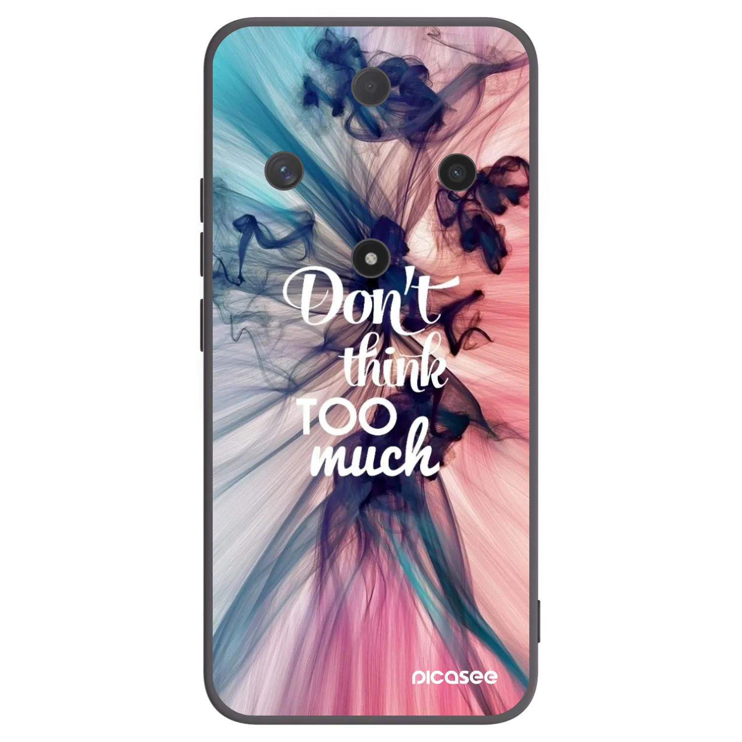 Picasee fekete szilikon tok az alábbi mobiltelefonokra Honor Magic6 Lite 5G - Don't think TOO much