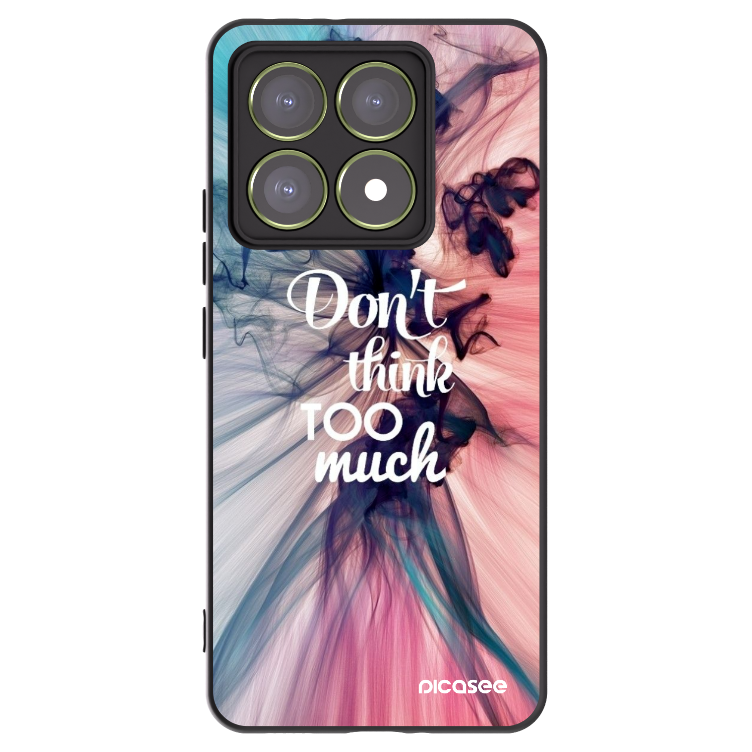 Picasee fekete szilikon tok az alábbi mobiltelefonokra Xiaomi 14T - Don't think TOO much
