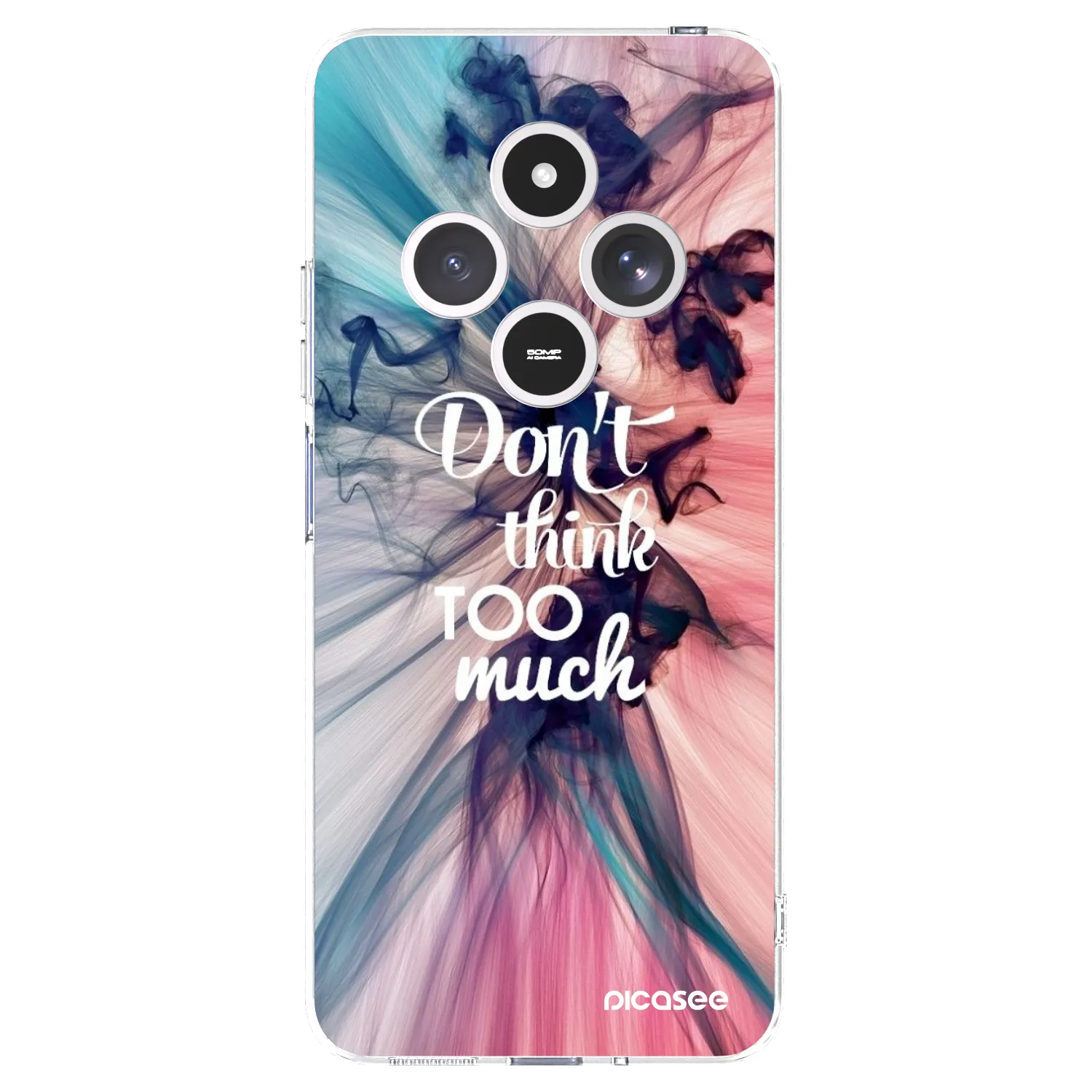 Picasee átlátszó szilikon tok az alábbi mobiltelefonokra Xiaomi Redmi 14C - Don't think TOO much