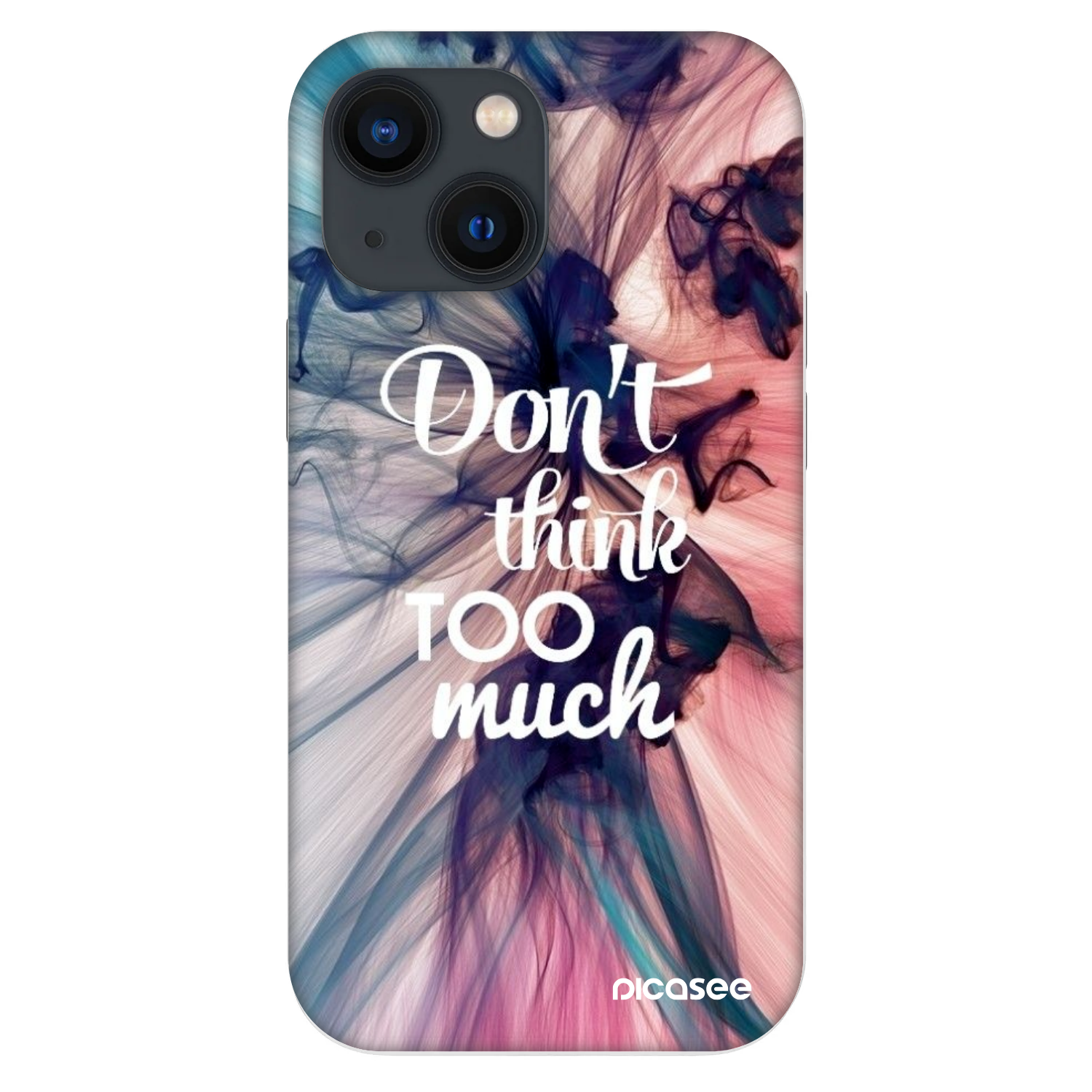 Picasee Fashion Case Apple iPhone 13 mini - Don't think TOO much