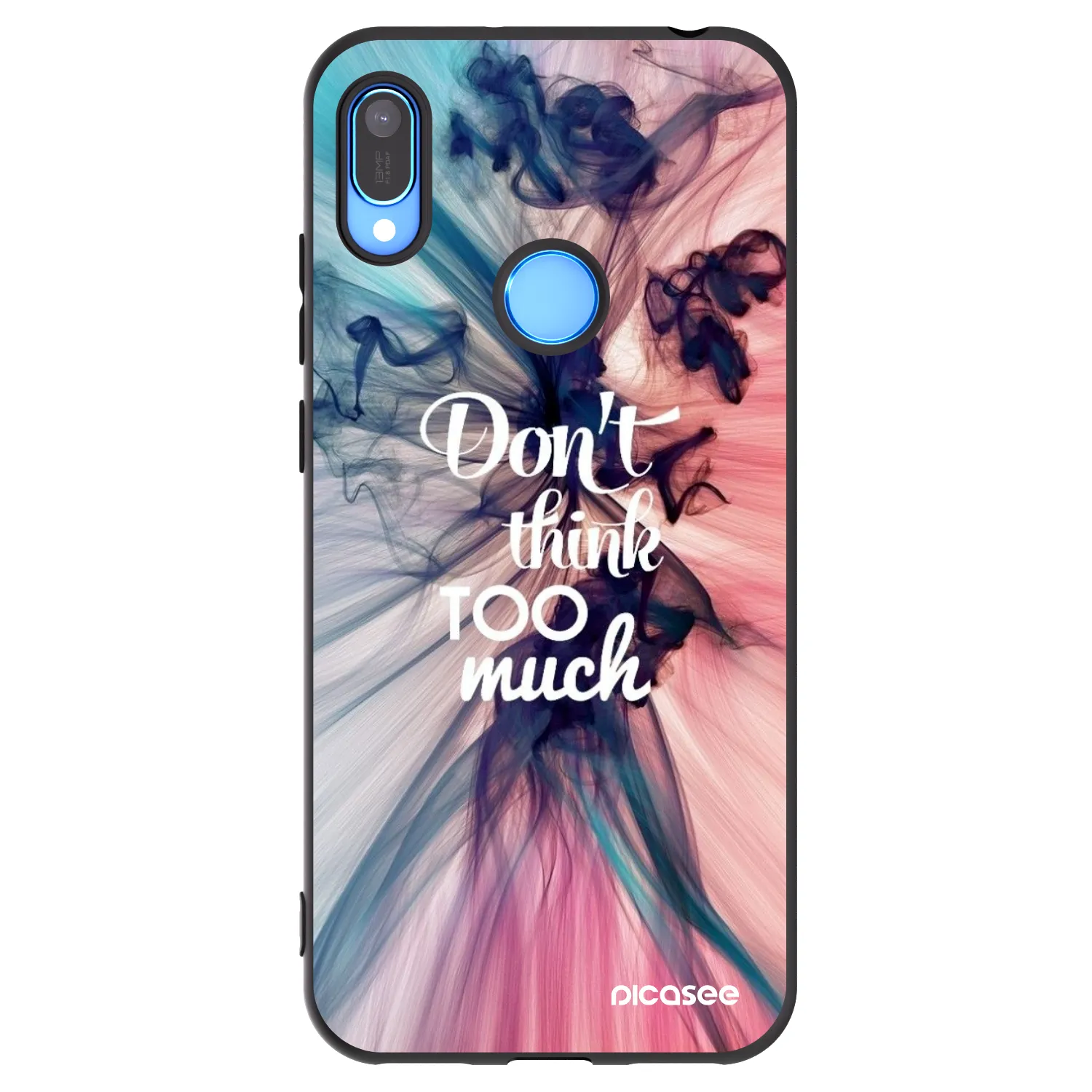 Picasee fekete szilikon tok az alábbi mobiltelefonokra Huawei Y6 2019 - Don't think TOO much