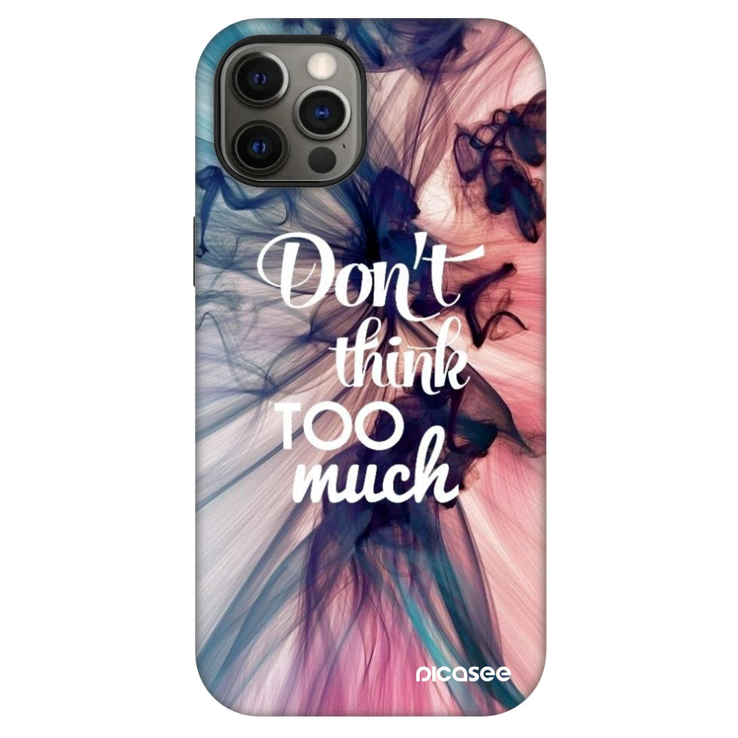 Picasee Fashion Case MagSafe Apple iPhone 12 Pro - Don't think TOO much