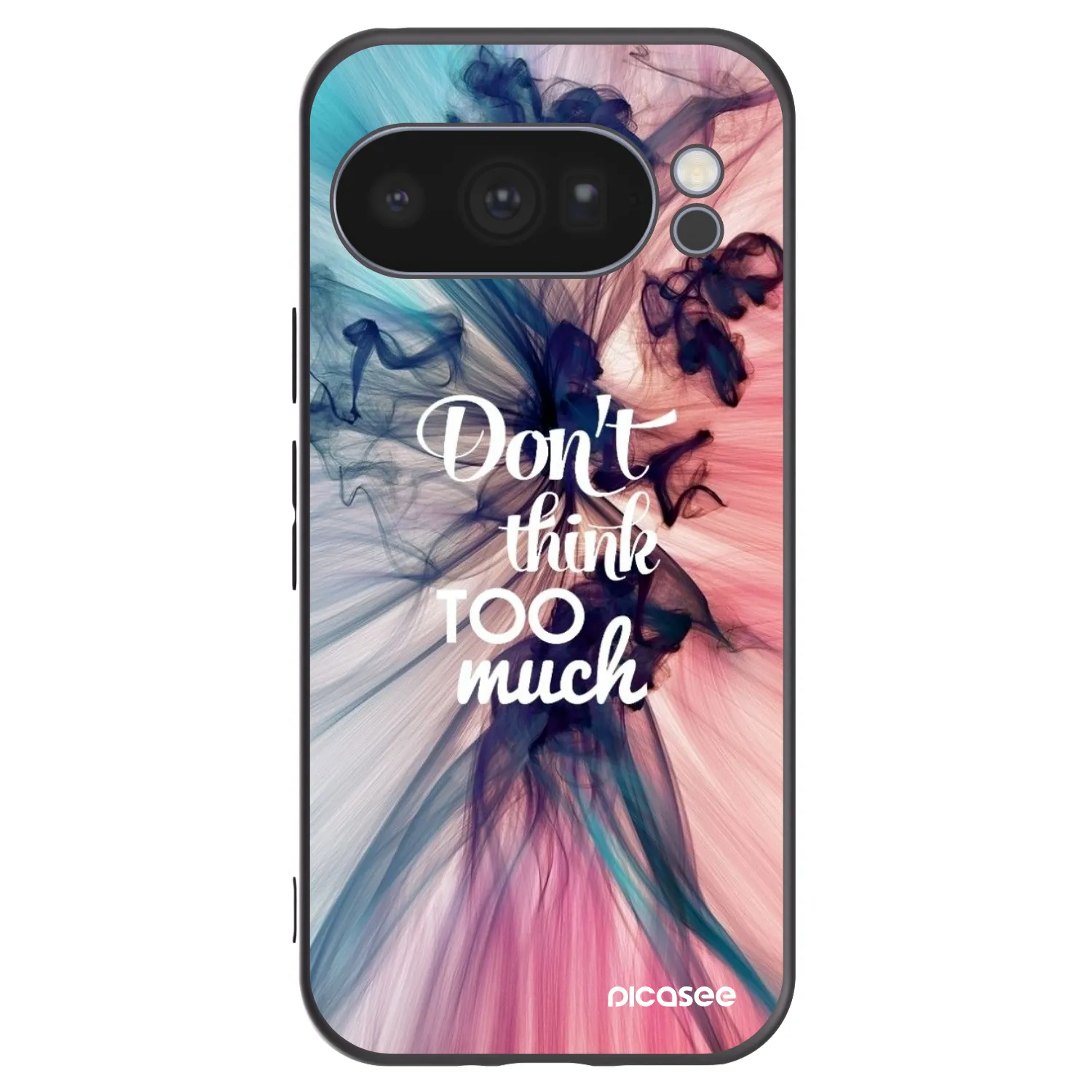 Picasee fekete szilikon tok az alábbi mobiltelefonokra Google Pixel 10 Pro - Don't think TOO much
