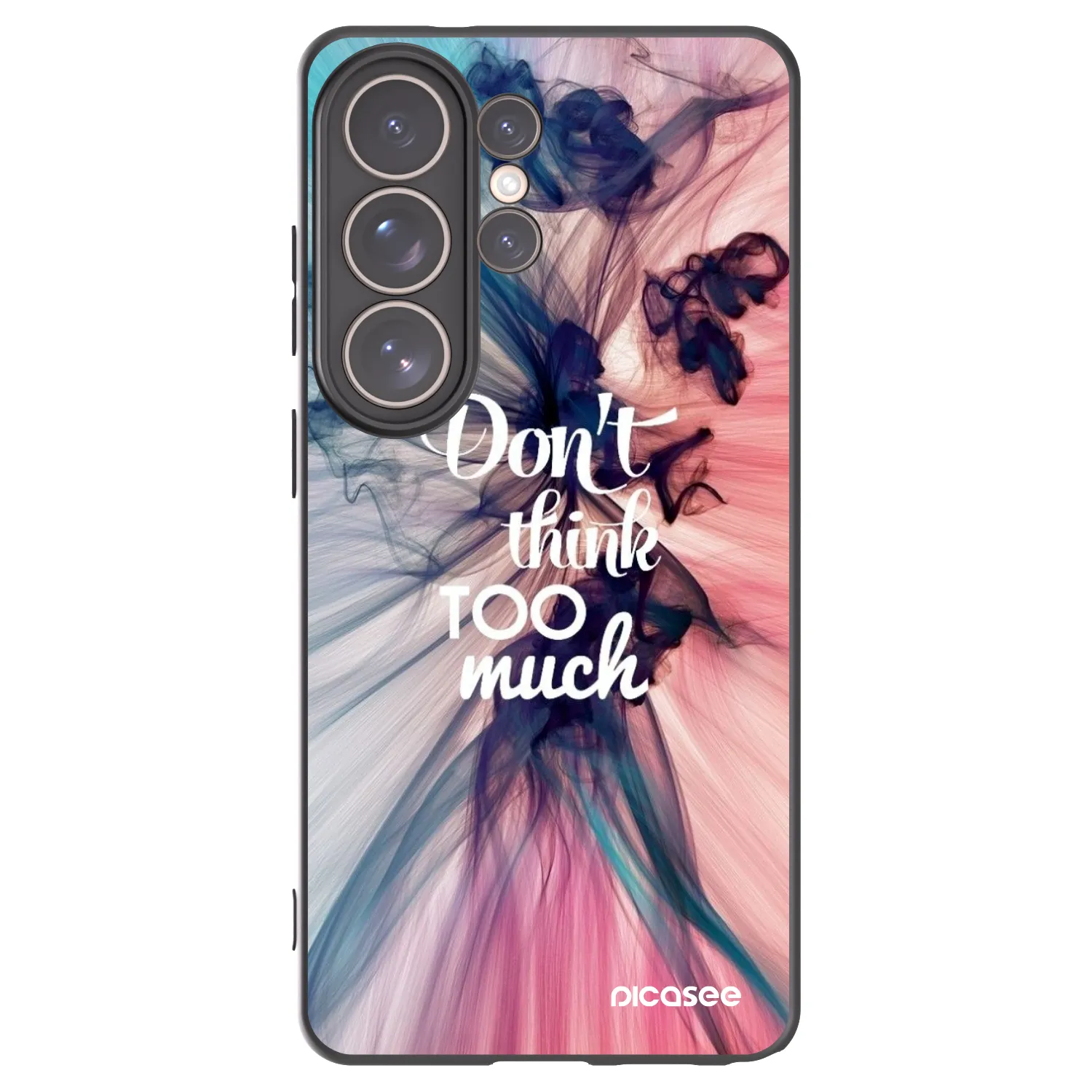 Picasee fekete szilikon tok az alábbi mobiltelefonokra Samsung Galaxy S26 Ultra - Don't think TOO much