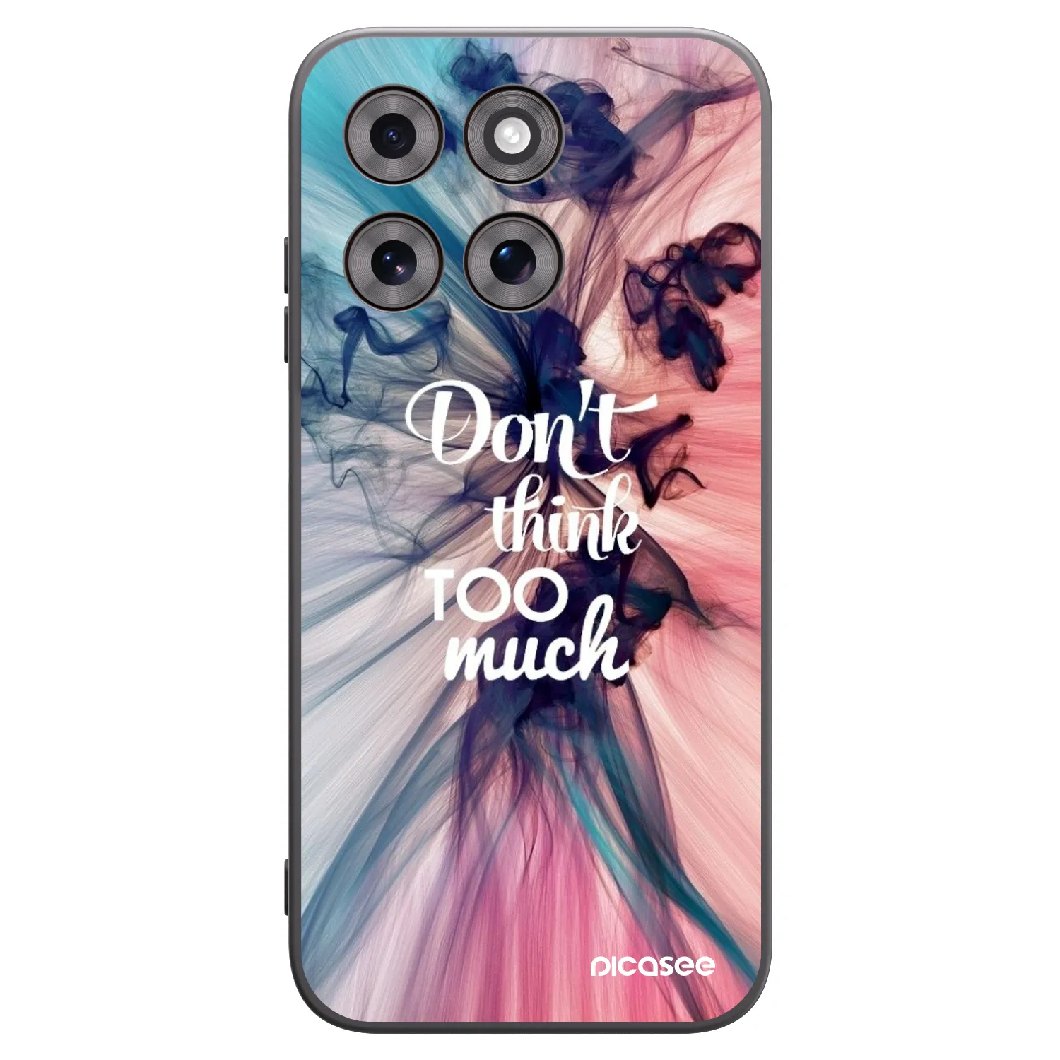 Picasee fekete szilikon tok az alábbi mobiltelefonokra Motorola Moto G77 - Don't think TOO much