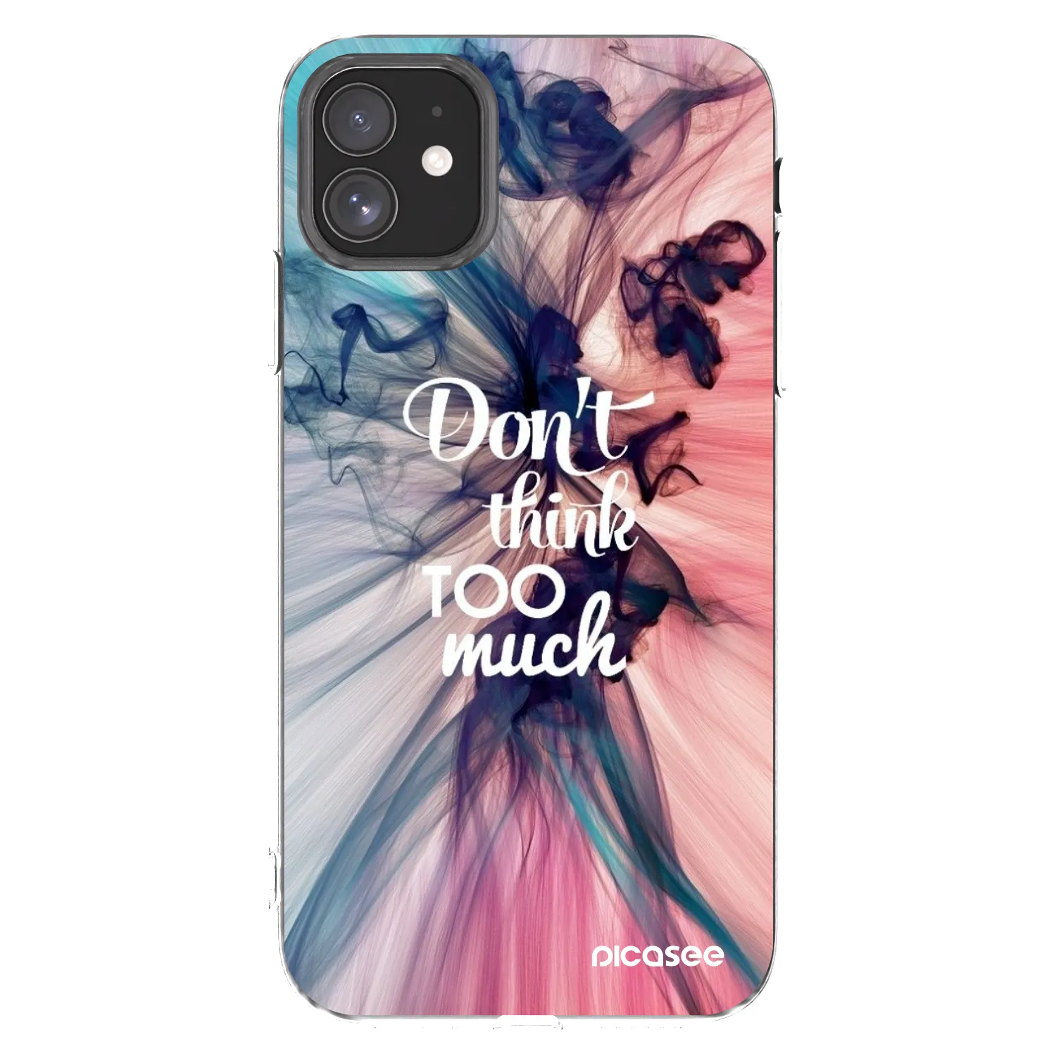 Picasee átlátszó szilikon tok az alábbi mobiltelefonokra Apple iPhone 11 - Don't think TOO much