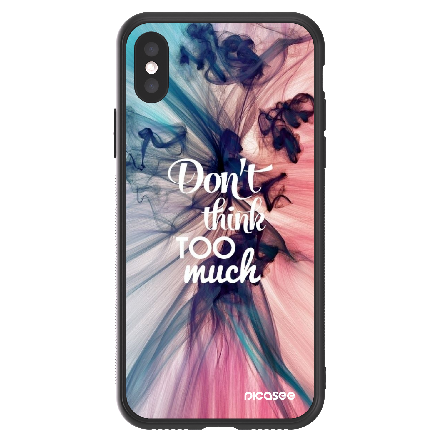 Picasee ULTIMATE CASE Apple iPhone X/XS - készülékre - Don't think TOO much