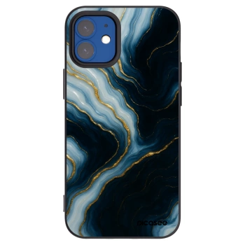 Picasee fekete szilikon tok az alábbi mobiltelefonokra Apple iPhone 12 mini - Luna
