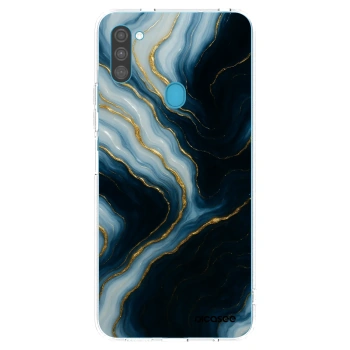 Picasee átlátszó szilikon tok az alábbi mobiltelefonokra Samsung Galaxy M11 - Luna