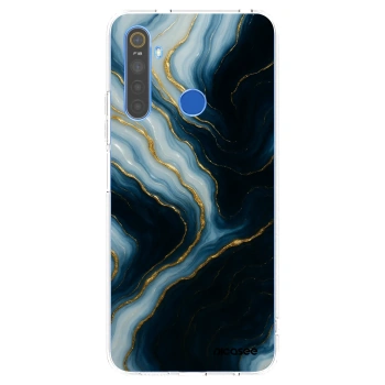 Picasee átlátszó szilikon tok az alábbi mobiltelefonokra Realme 5 - Luna