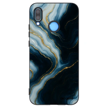 Picasee fekete szilikon tok az alábbi mobiltelefonokra Huawei P20 Lite - Luna