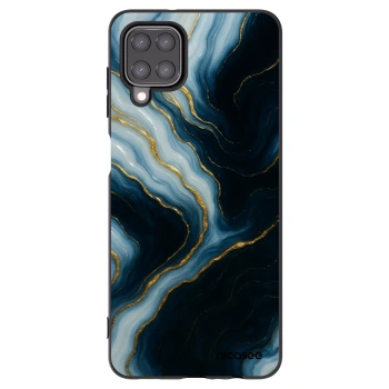 Picasee fekete szilikon tok az alábbi mobiltelefonokra Samsung Galaxy M12 M127F - Luna