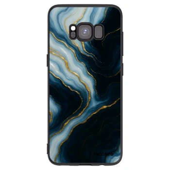 Picasee fekete szilikon tok az alábbi mobiltelefonokra Samsung Galaxy S8 G950F - Luna