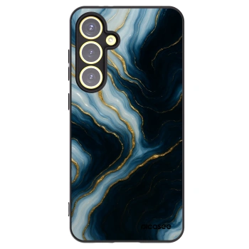 Picasee fekete szilikon tok az alábbi mobiltelefonokra Samsung Galaxy S24 FE S721B - Luna