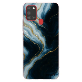 Picasee átlátszó szilikon tok az alábbi mobiltelefonokra Samsung Galaxy A21s - Luna