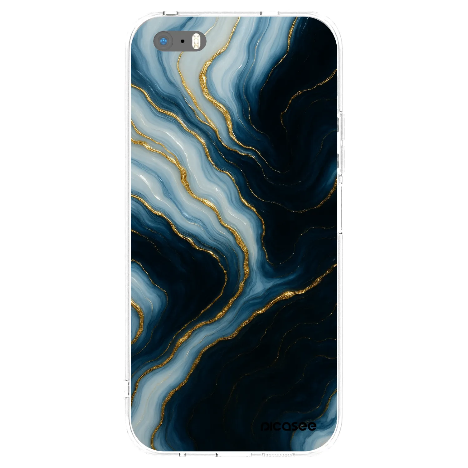 Picasee átlátszó szilikon tok az alábbi mobiltelefonokra Apple iPhone 5/5S/SE - Luna