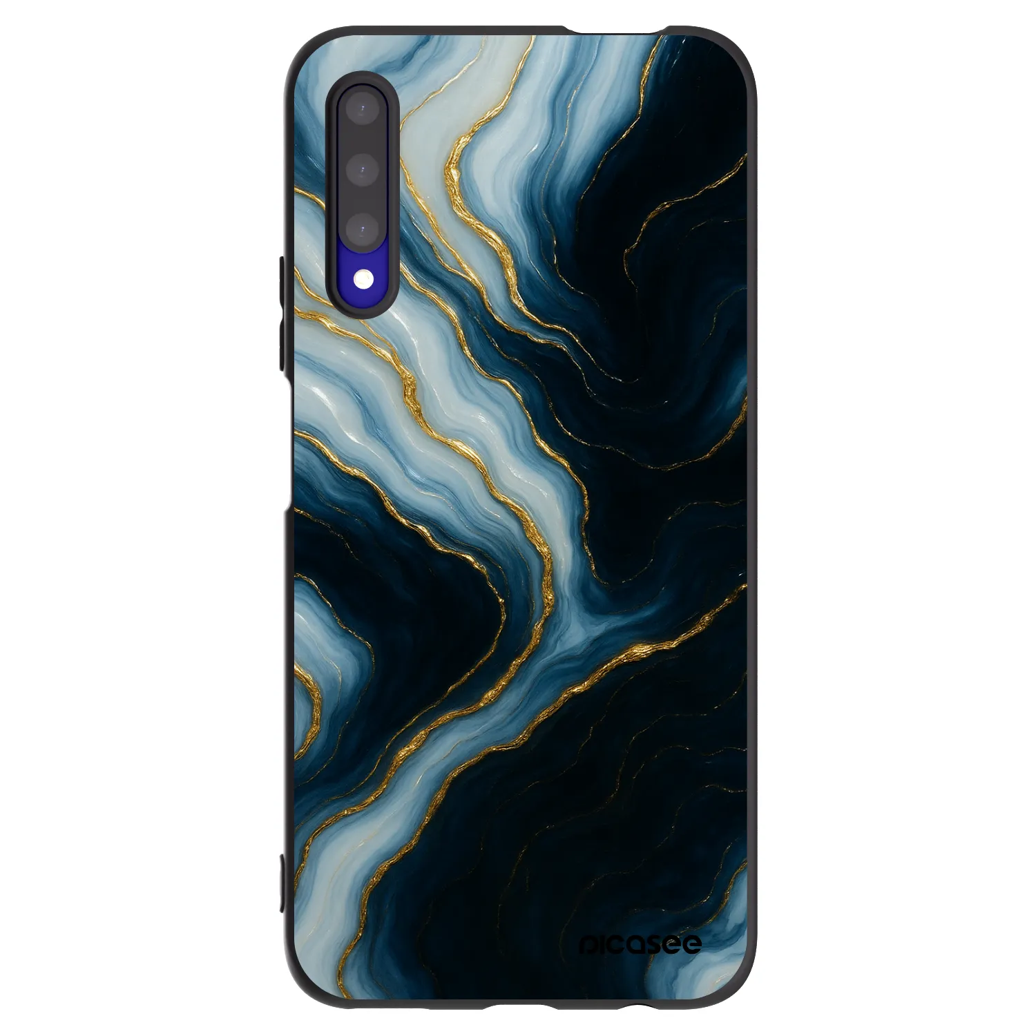 Picasee fekete szilikon tok az alábbi mobiltelefonokra Honor 9X Pro - Luna