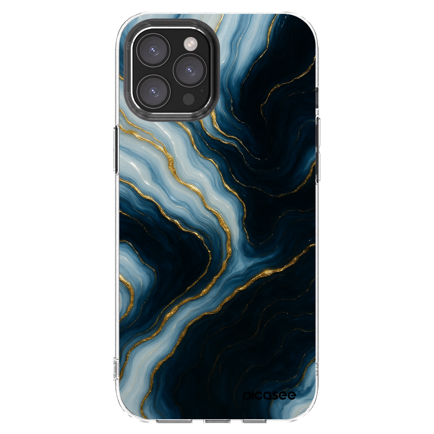 Picasee átlátszó szilikon tok az alábbi mobiltelefonokra Apple iPhone 12 Pro Max - Luna