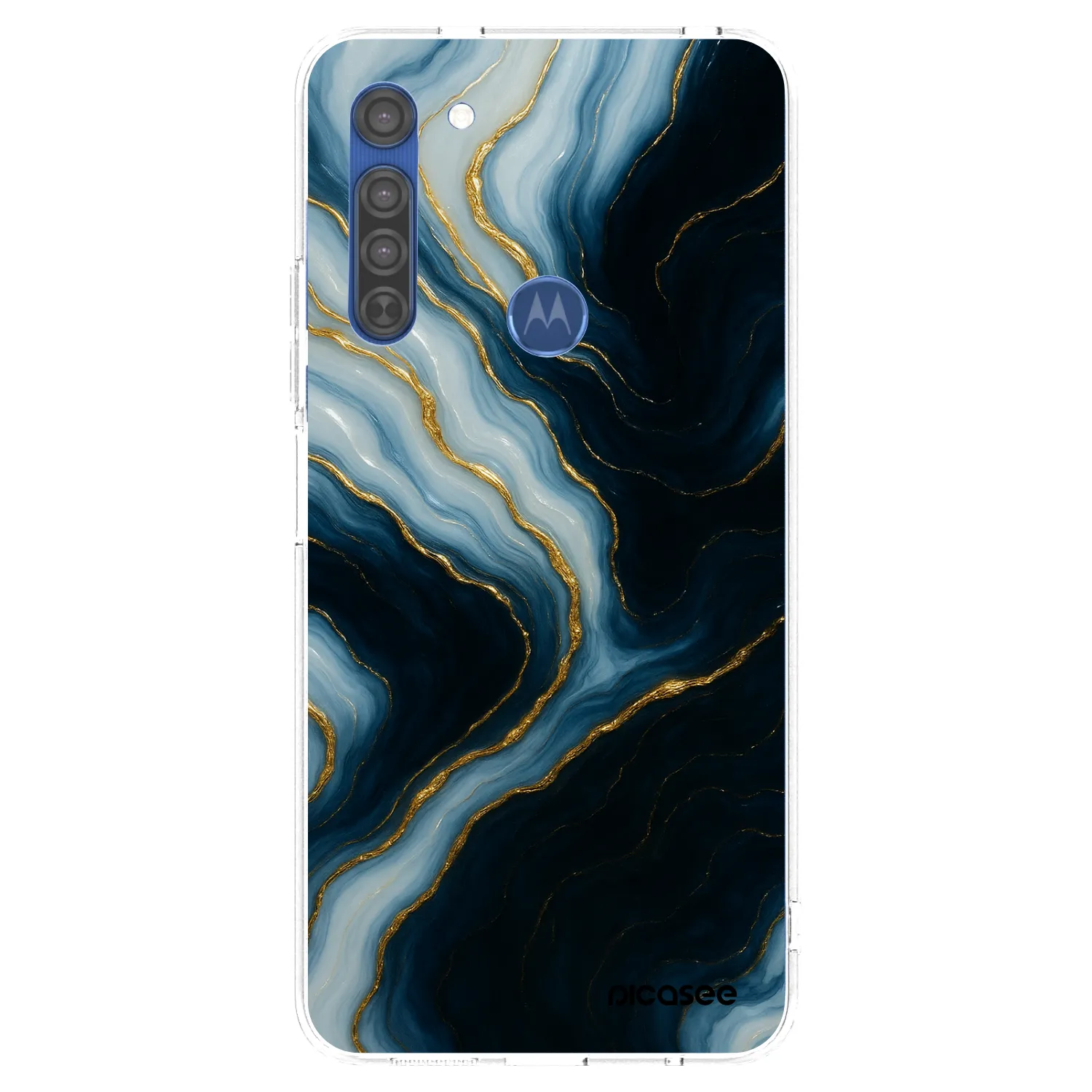 Picasee átlátszó szilikon tok az alábbi mobiltelefonokra Motorola Moto G8 - Luna