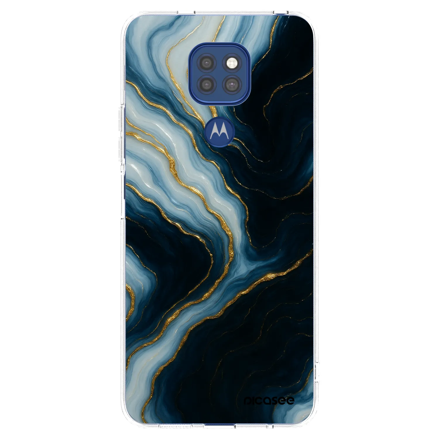Picasee átlátszó szilikon tok az alábbi mobiltelefonokra Motorola Moto G9 Play - Luna