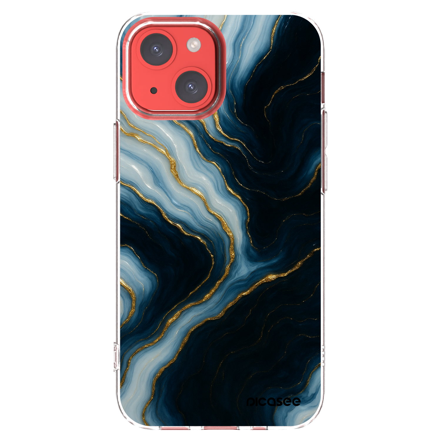 Picasee átlátszó szilikon tok az alábbi mobiltelefonokra Apple iPhone 13 mini - Luna