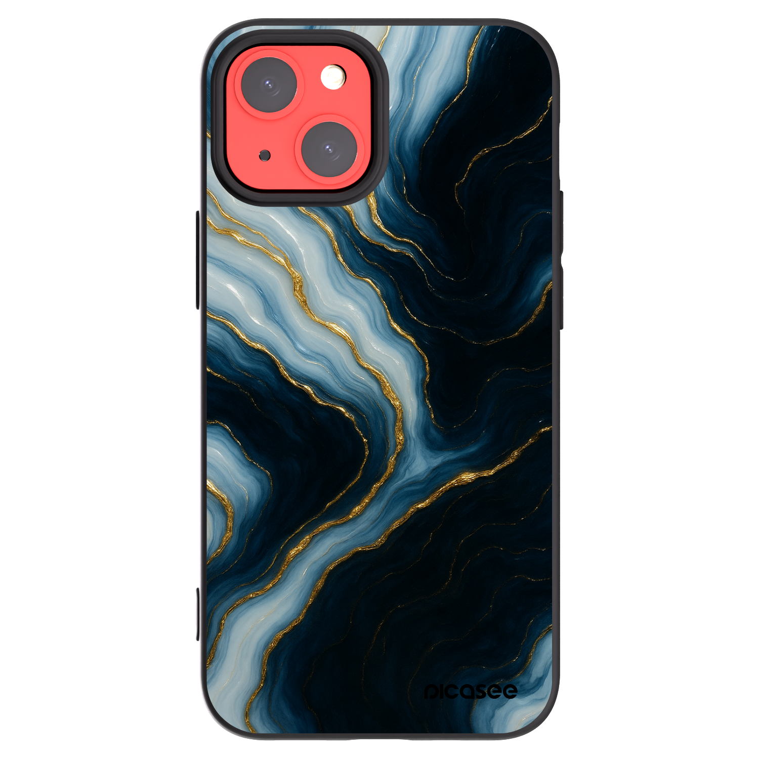 Picasee fekete szilikon tok az alábbi mobiltelefonokra Apple iPhone 13 mini - Luna