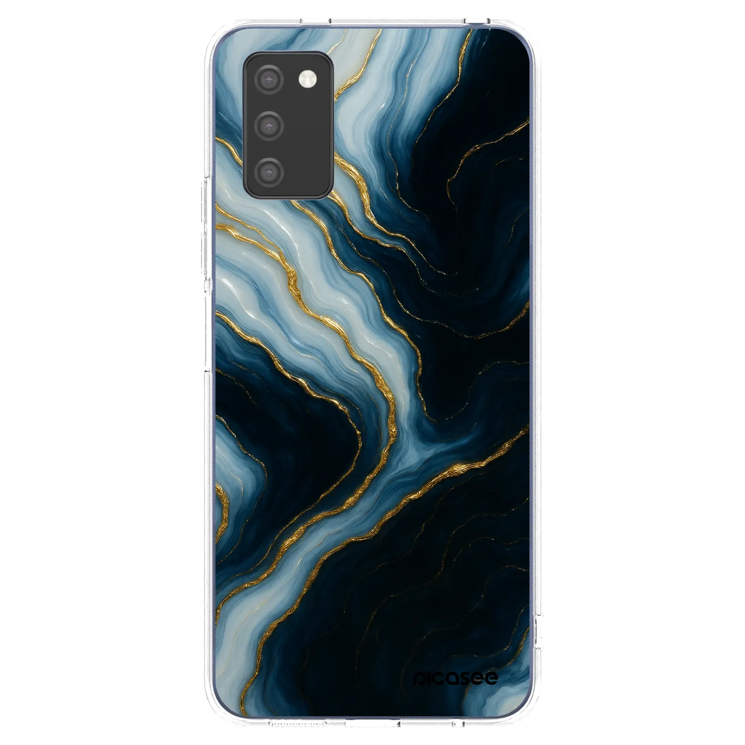 Picasee átlátszó szilikon tok az alábbi mobiltelefonokra Samsung Galaxy A02s A025G - Luna