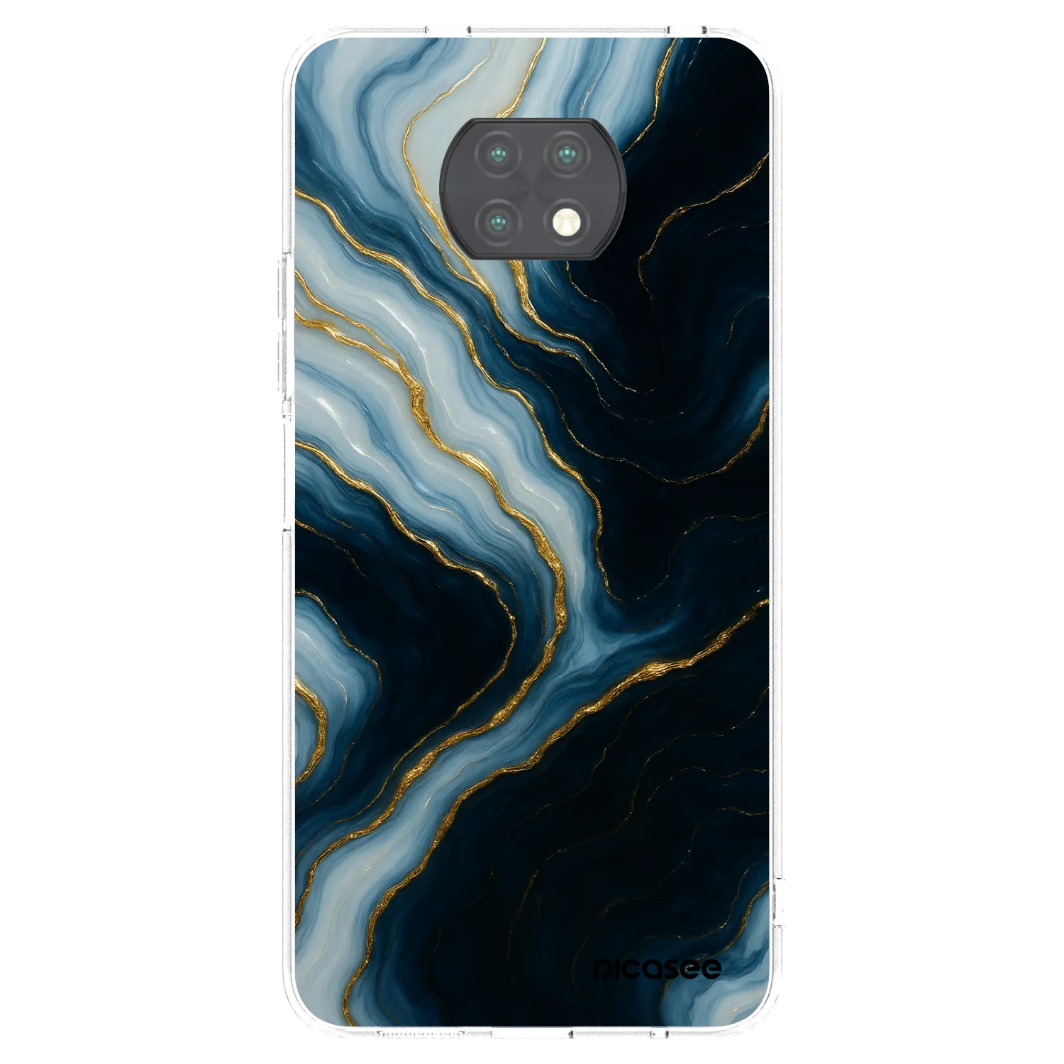 Picasee átlátszó szilikon tok az alábbi mobiltelefonokra Xiaomi Redmi Note 9T - Luna