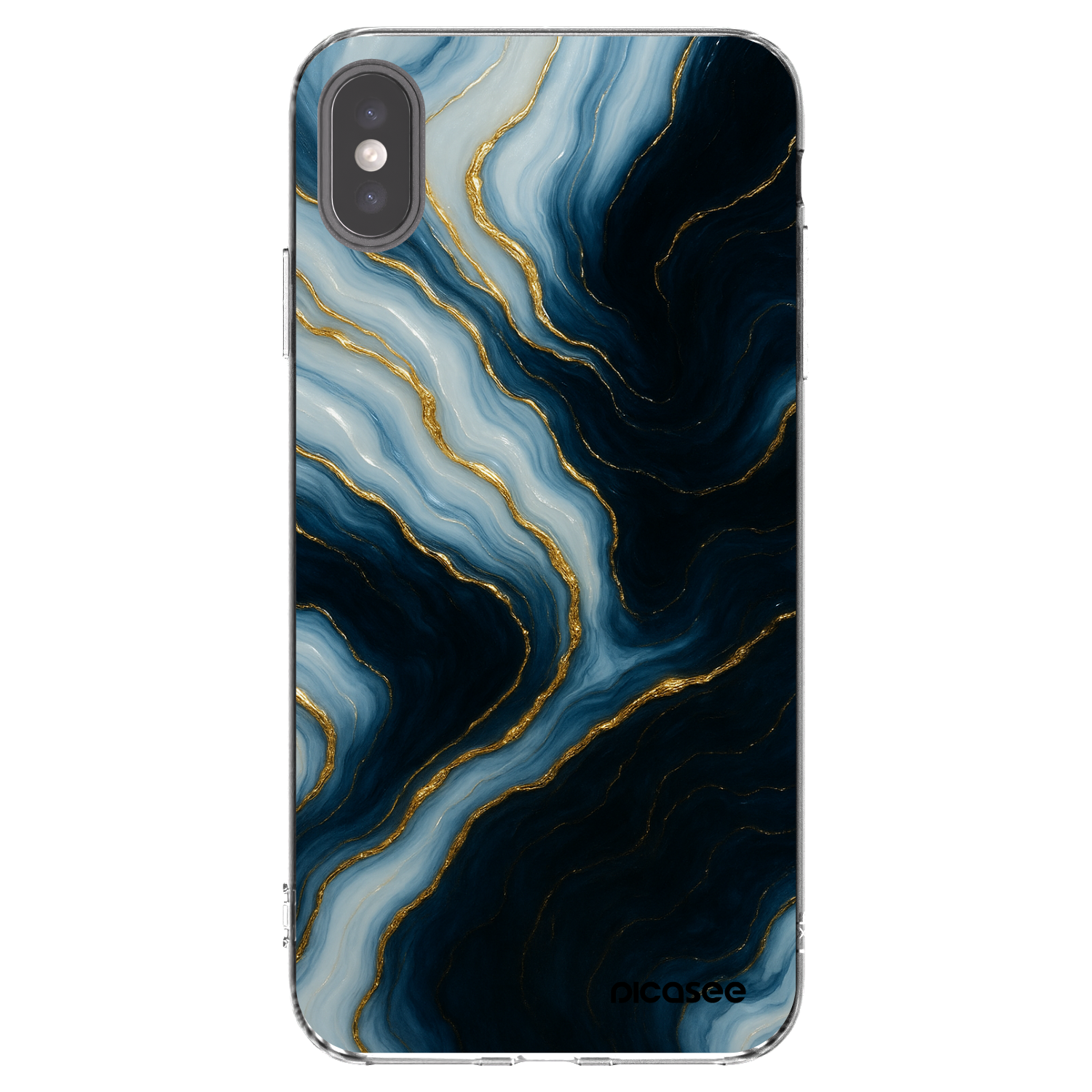 Picasee átlátszó szilikon tok az alábbi mobiltelefonokra Apple iPhone XS Max - Luna