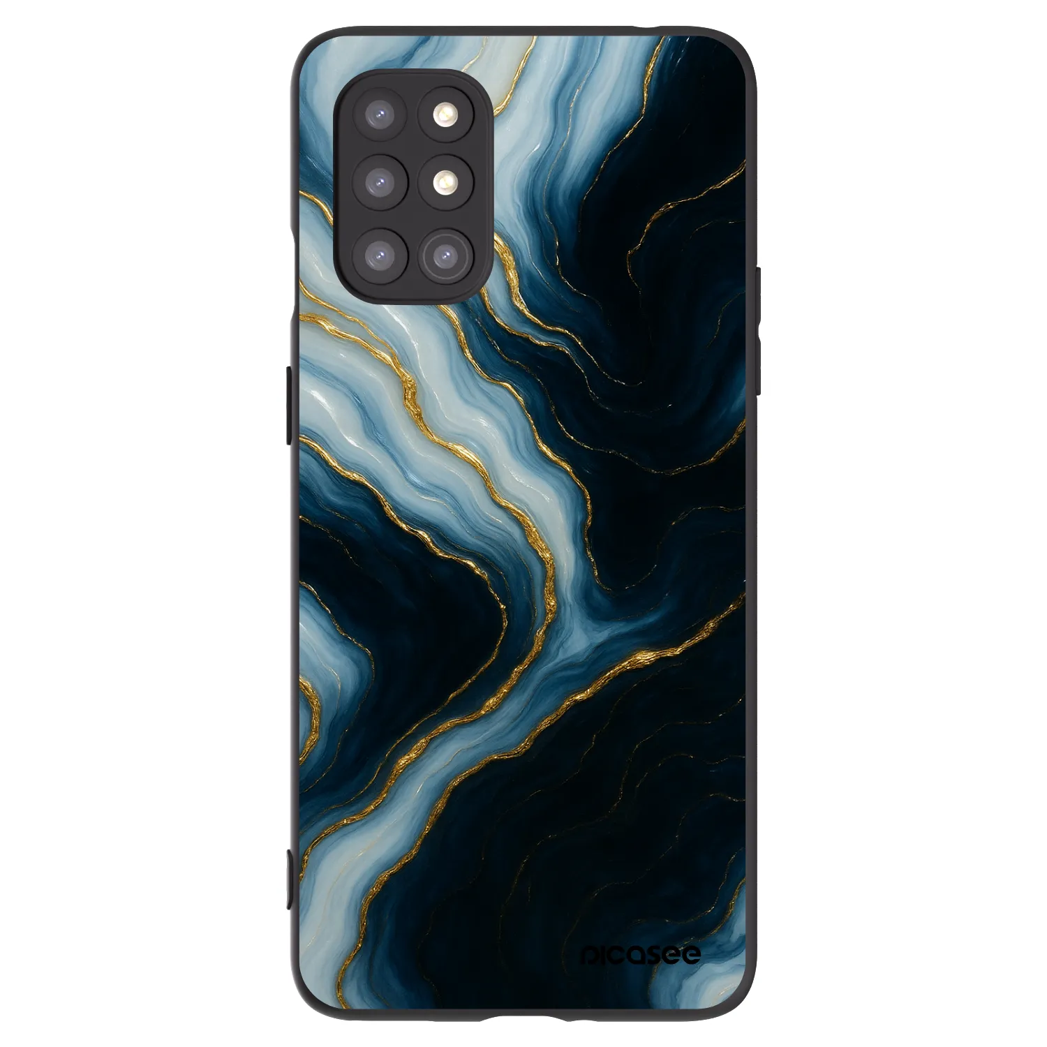Picasee fekete szilikon tok az alábbi mobiltelefonokra OnePlus 8T - Luna