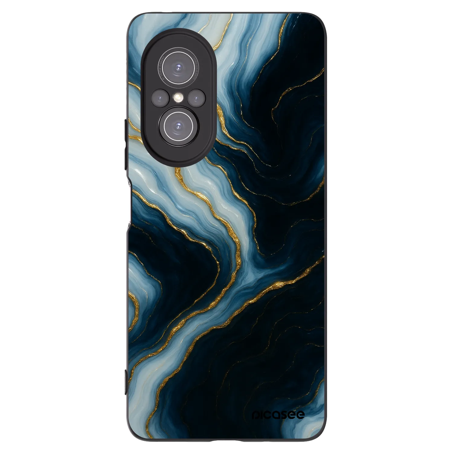 Picasee fekete szilikon tok az alábbi mobiltelefonokra Huawei Nova 9 SE - Luna