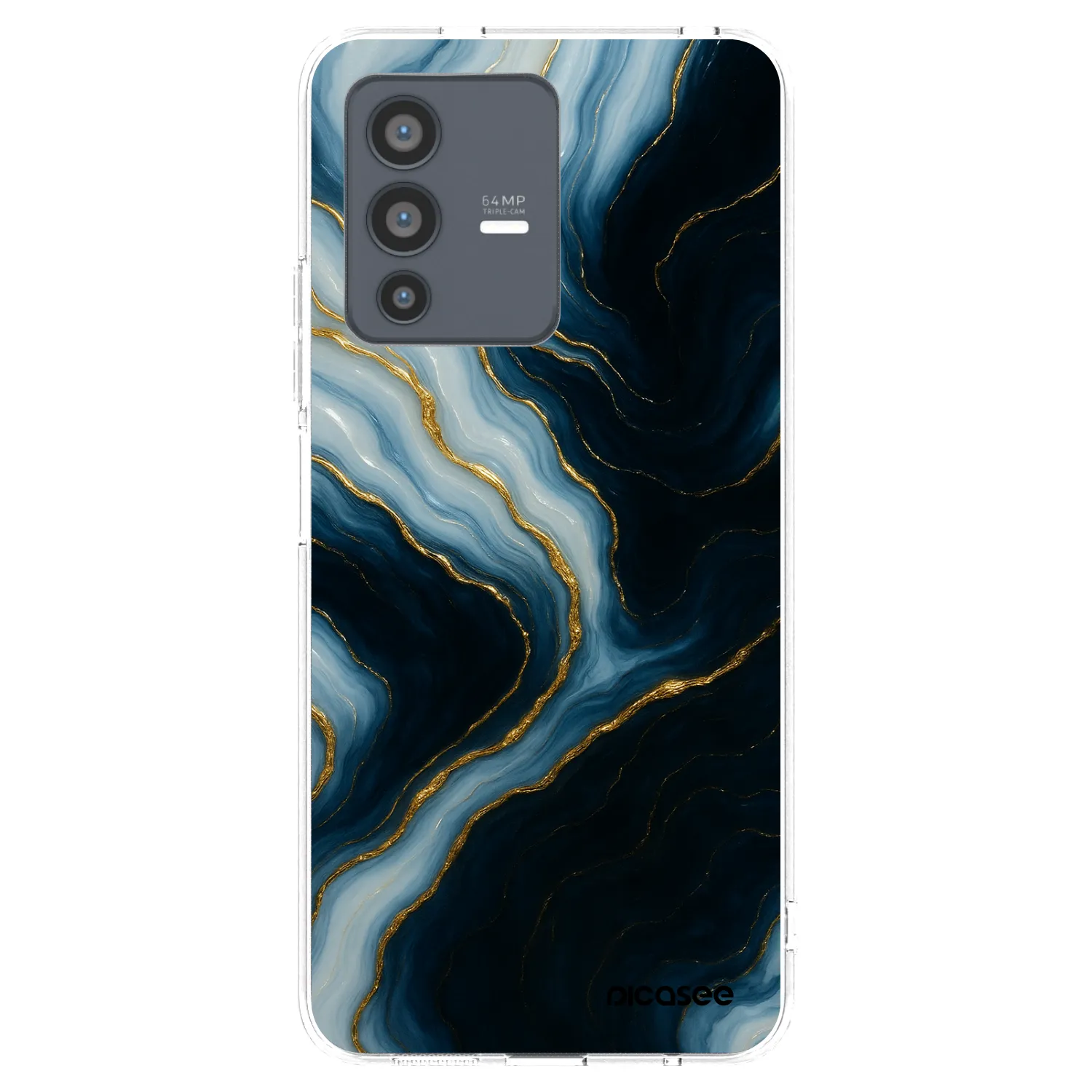 Picasee átlátszó szilikon tok az alábbi mobiltelefonokra Vivo V23 5G - Luna