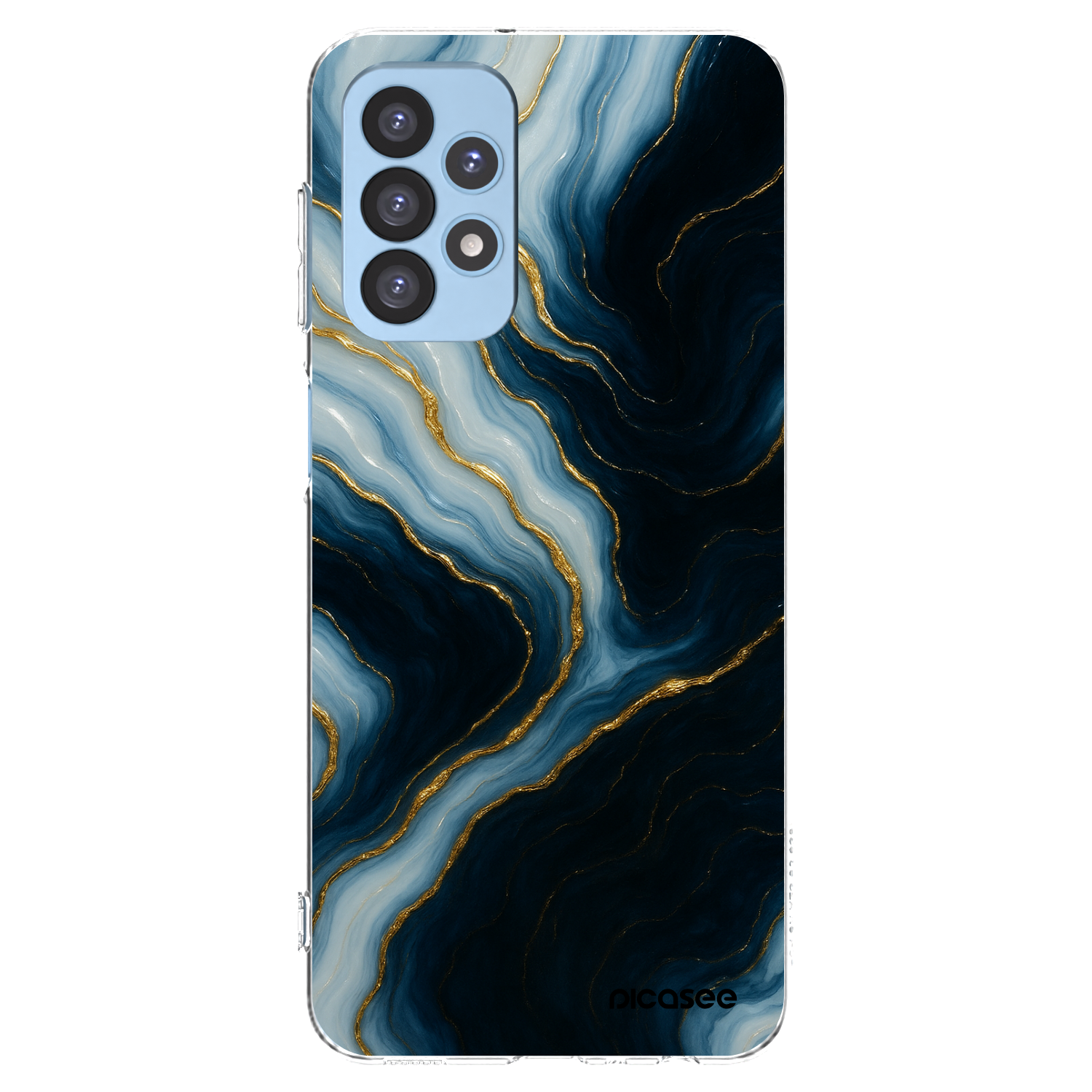 Picasee átlátszó szilikon tok az alábbi mobiltelefonokra Samsung Galaxy A23 A235F 4G - Luna