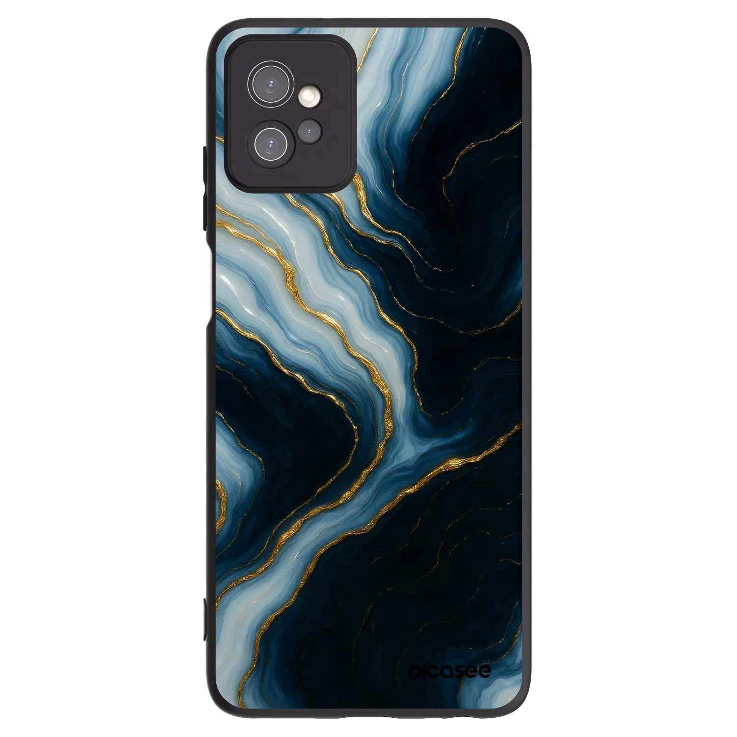 Picasee fekete szilikon tok az alábbi mobiltelefonokra Motorola Moto G32 - Luna