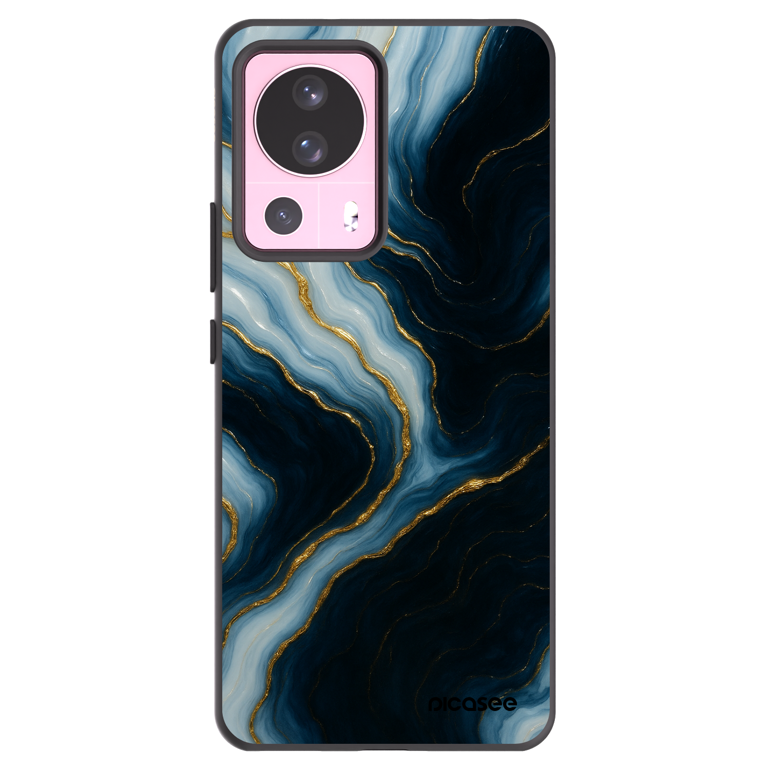 Picasee fekete szilikon tok az alábbi mobiltelefonokra Xiaomi 13 Lite - Luna