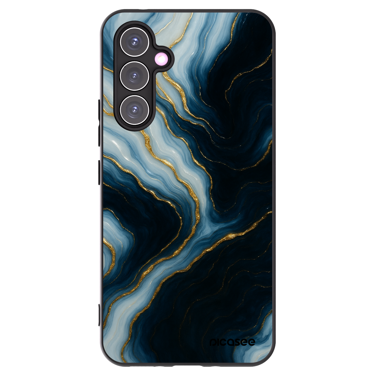 Picasee fekete szilikon tok az alábbi mobiltelefonokra Samsung Galaxy A54 5G A546B - Luna