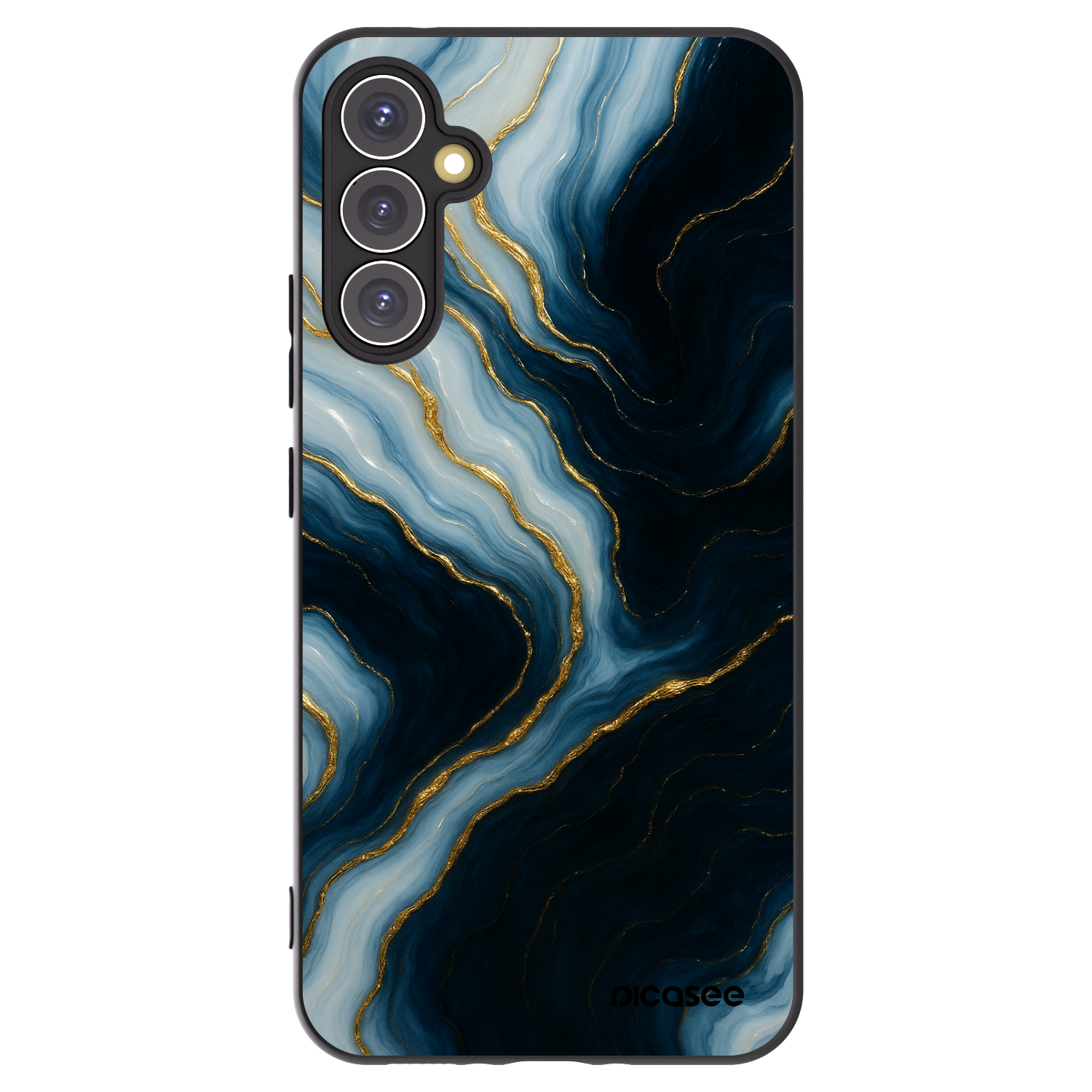Picasee fekete szilikon tok az alábbi mobiltelefonokra Samsung Galaxy A34 5G A346B - Luna