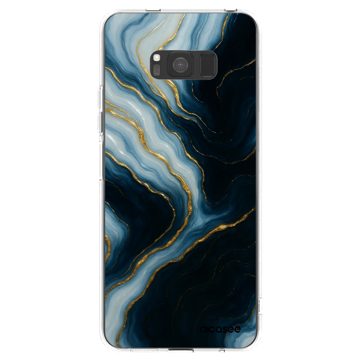 Picasee átlátszó szilikon tok az alábbi mobiltelefonokra Samsung Galaxy S8 G950F - Luna