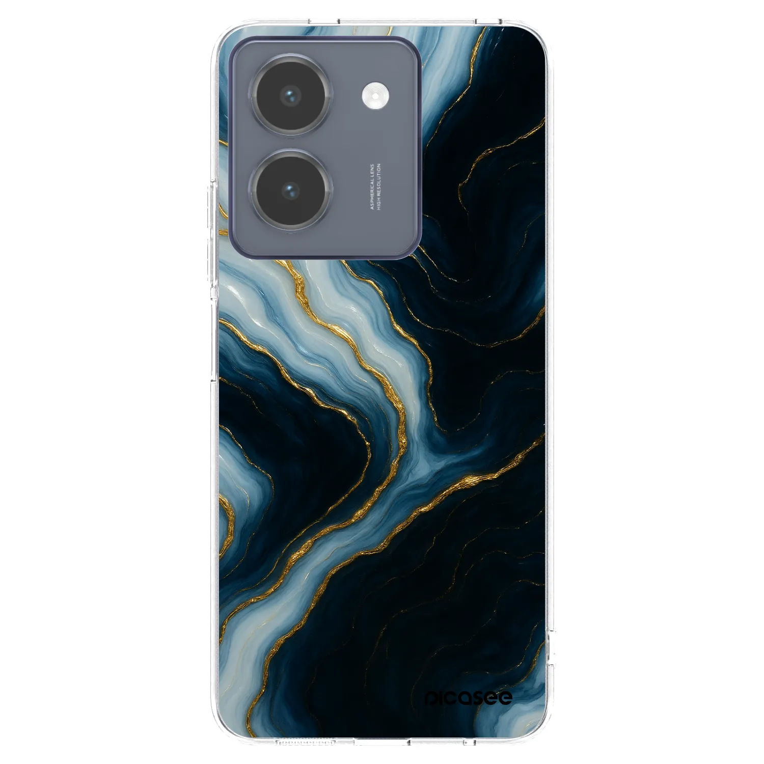 Picasee átlátszó szilikon tok az alábbi mobiltelefonokra Vivo Y36 4G - Luna