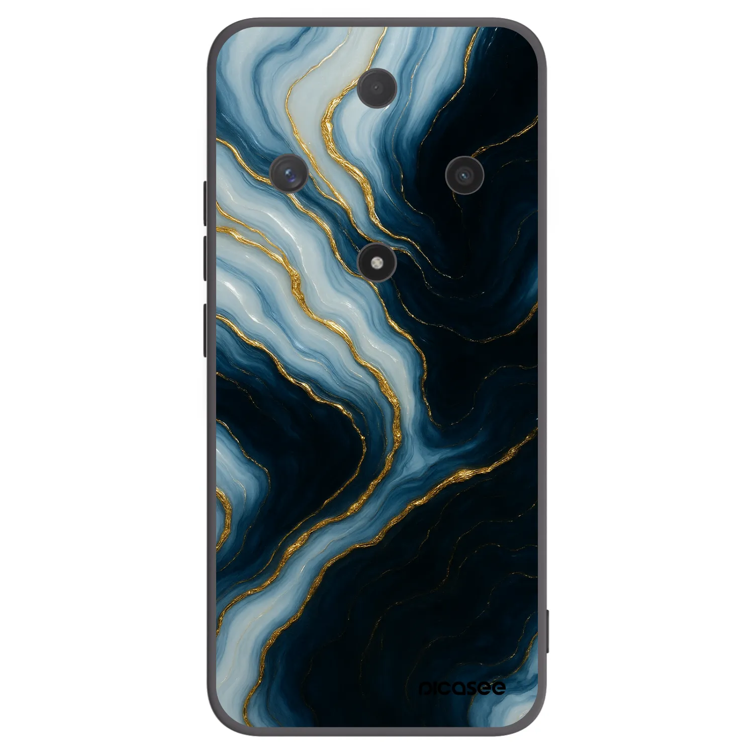 Picasee fekete szilikon tok az alábbi mobiltelefonokra Honor Magic6 Lite 5G - Luna