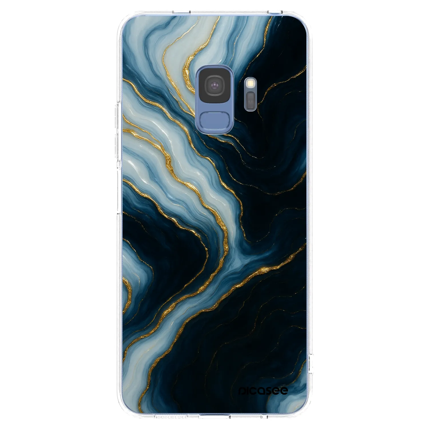 Picasee átlátszó szilikon tok az alábbi mobiltelefonokra Samsung Galaxy S9 G960F - Luna