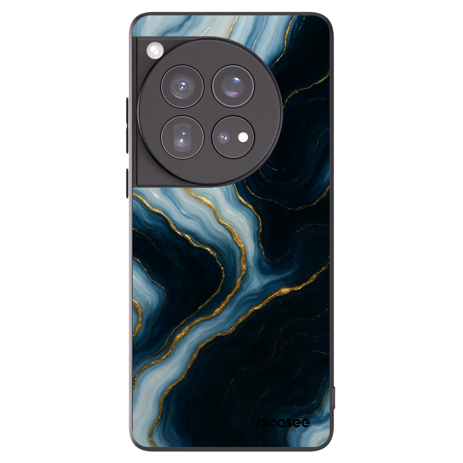 Picasee fekete szilikon tok az alábbi mobiltelefonokra OnePlus 12 5G - Luna