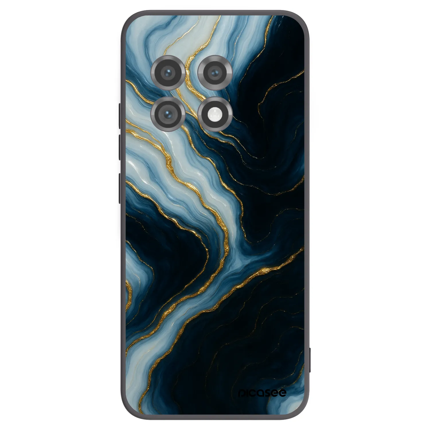 Picasee fekete szilikon tok az alábbi mobiltelefonokra OnePlus 11 5G - Luna