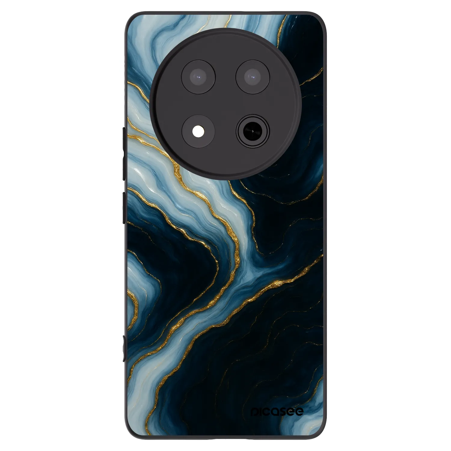 Picasee fekete szilikon tok az alábbi mobiltelefonokra Honor Magic7 Lite 5G - Luna