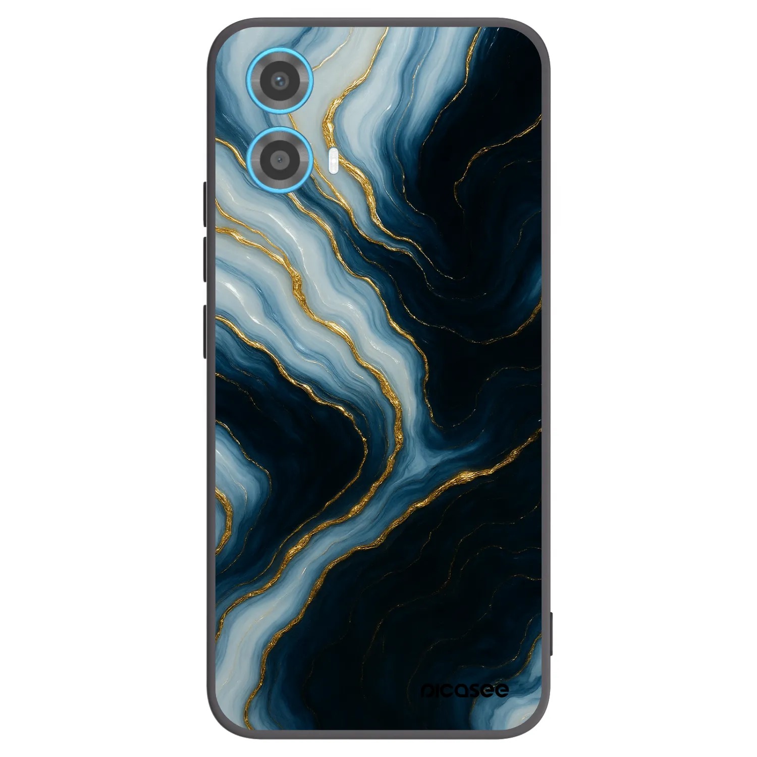 Picasee fekete szilikon tok az alábbi mobiltelefonokra Motorola Moto G34 5G - Luna