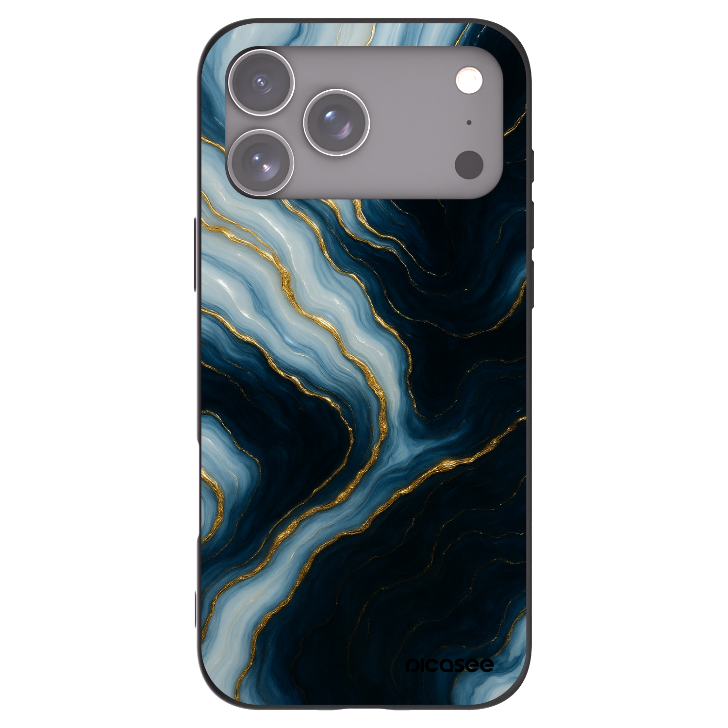 Picasee fekete szilikon tok az alábbi mobiltelefonokra Apple iPhone 17 Pro Max - Luna