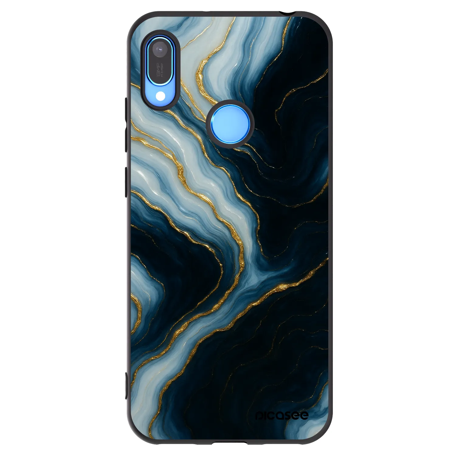 Picasee fekete szilikon tok az alábbi mobiltelefonokra Huawei Y6 2019 - Luna