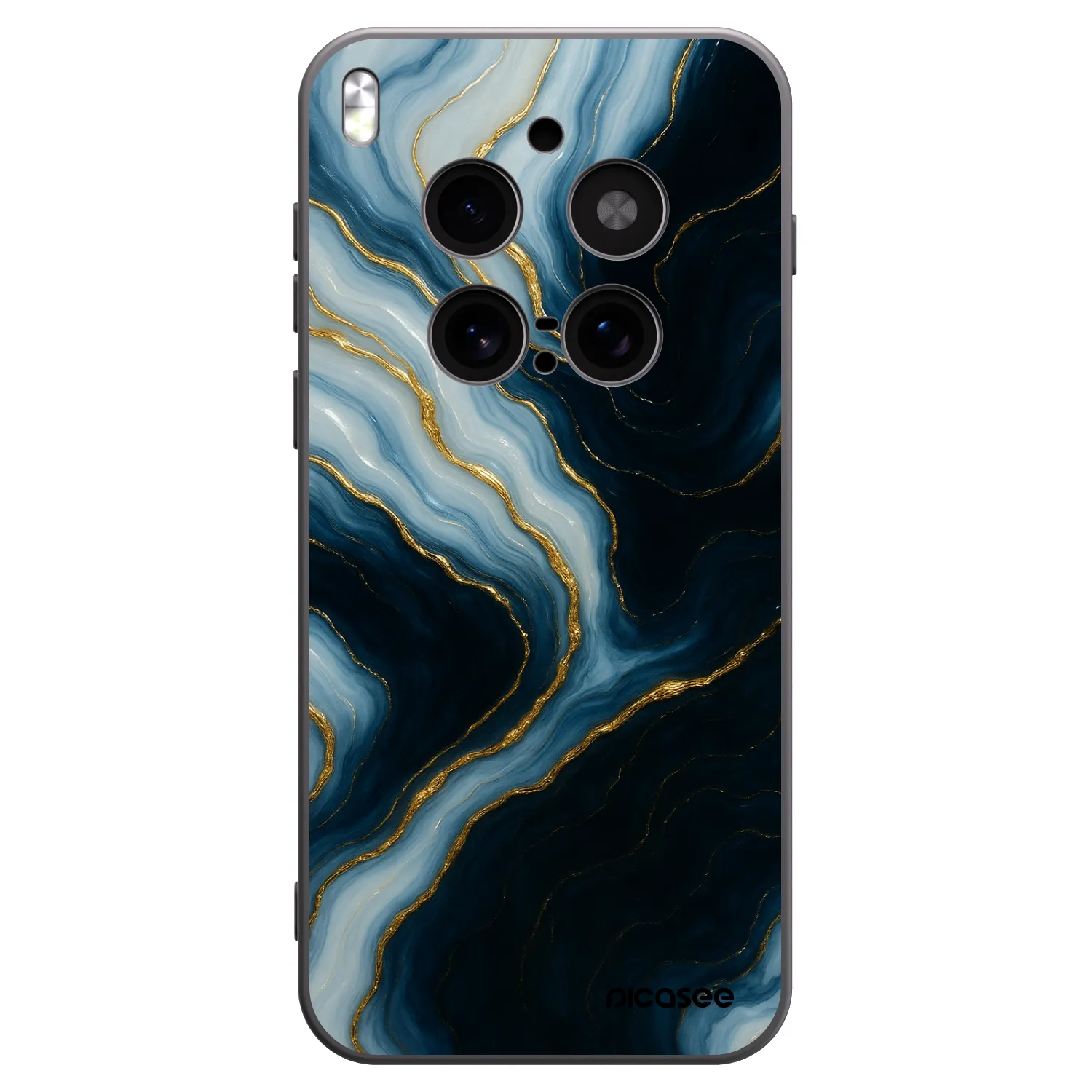 Picasee fekete szilikon tok az alábbi mobiltelefonokra Vivo X300 Pro - Luna